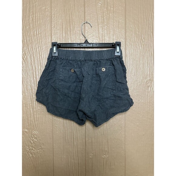 Patagonia Women's Whole Weave Tasmanian Black‎ Shorts XS Tie Waist Elastic - Picture 3 of 5